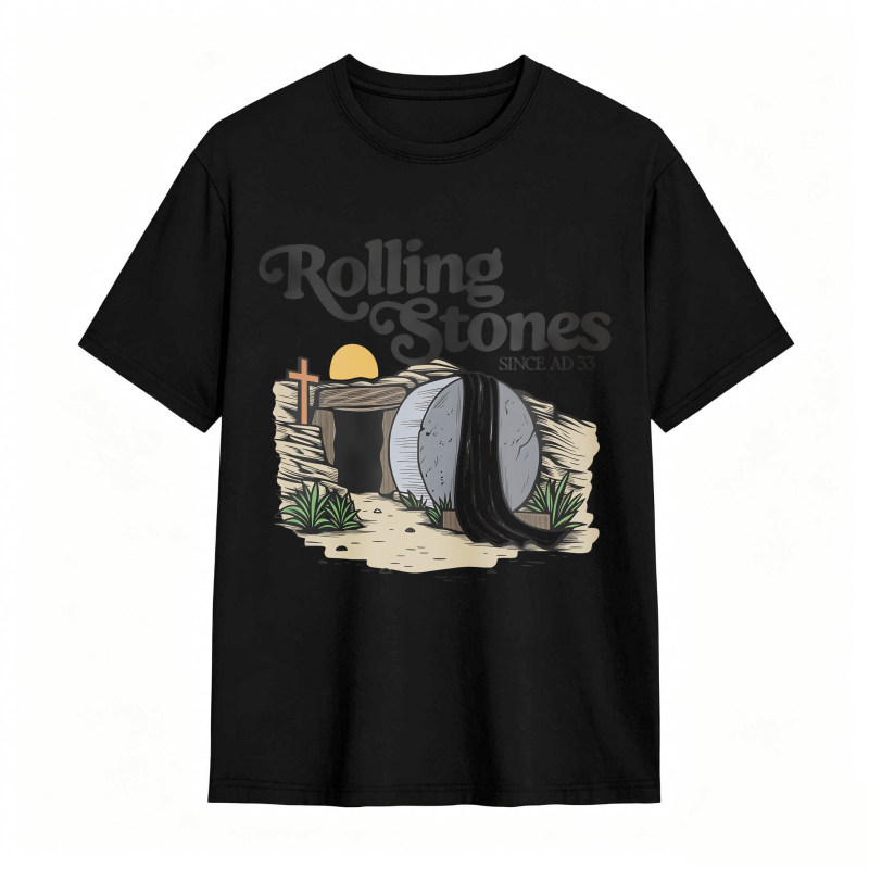 Rolling Stones Since Ad 33 Easter Tomb Scene Unisex Classic T-shirt