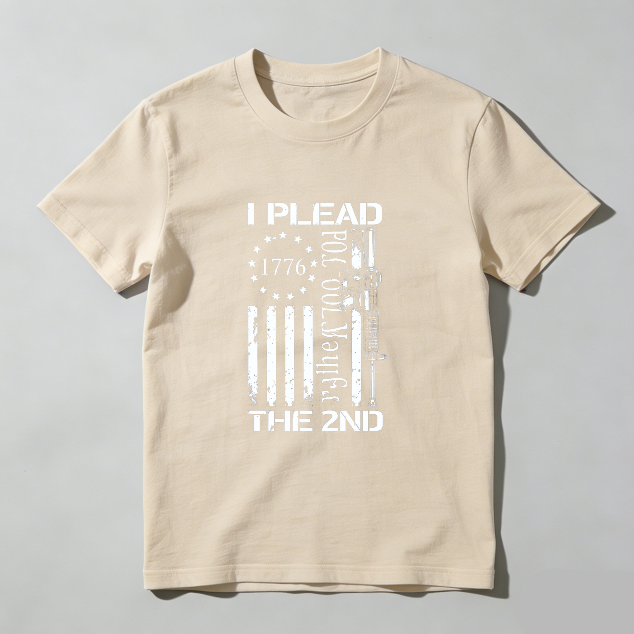 I Plead The 2nd Amendment Gun Rights T Shirt Made In Usa