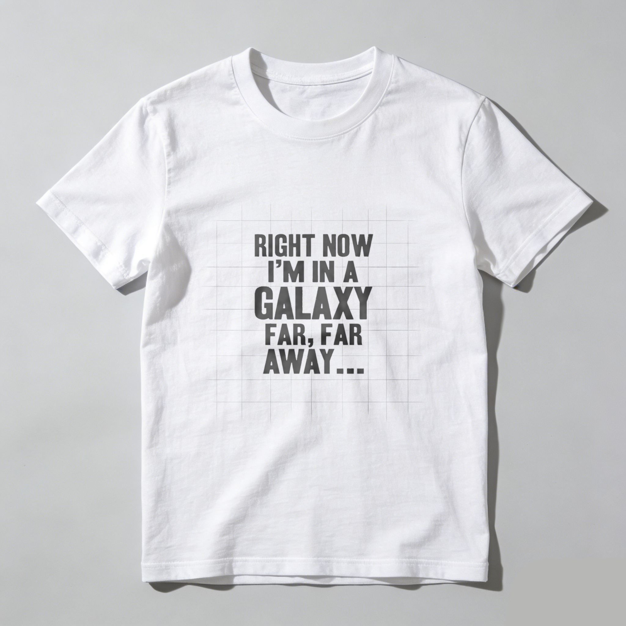 TEECURENT Right Now Im In A Galaxy Far Far Away T Shirt Star Wars Inspired Funny Quote Graphic Tee For Men Women Unisex Casual Wear WOMEN