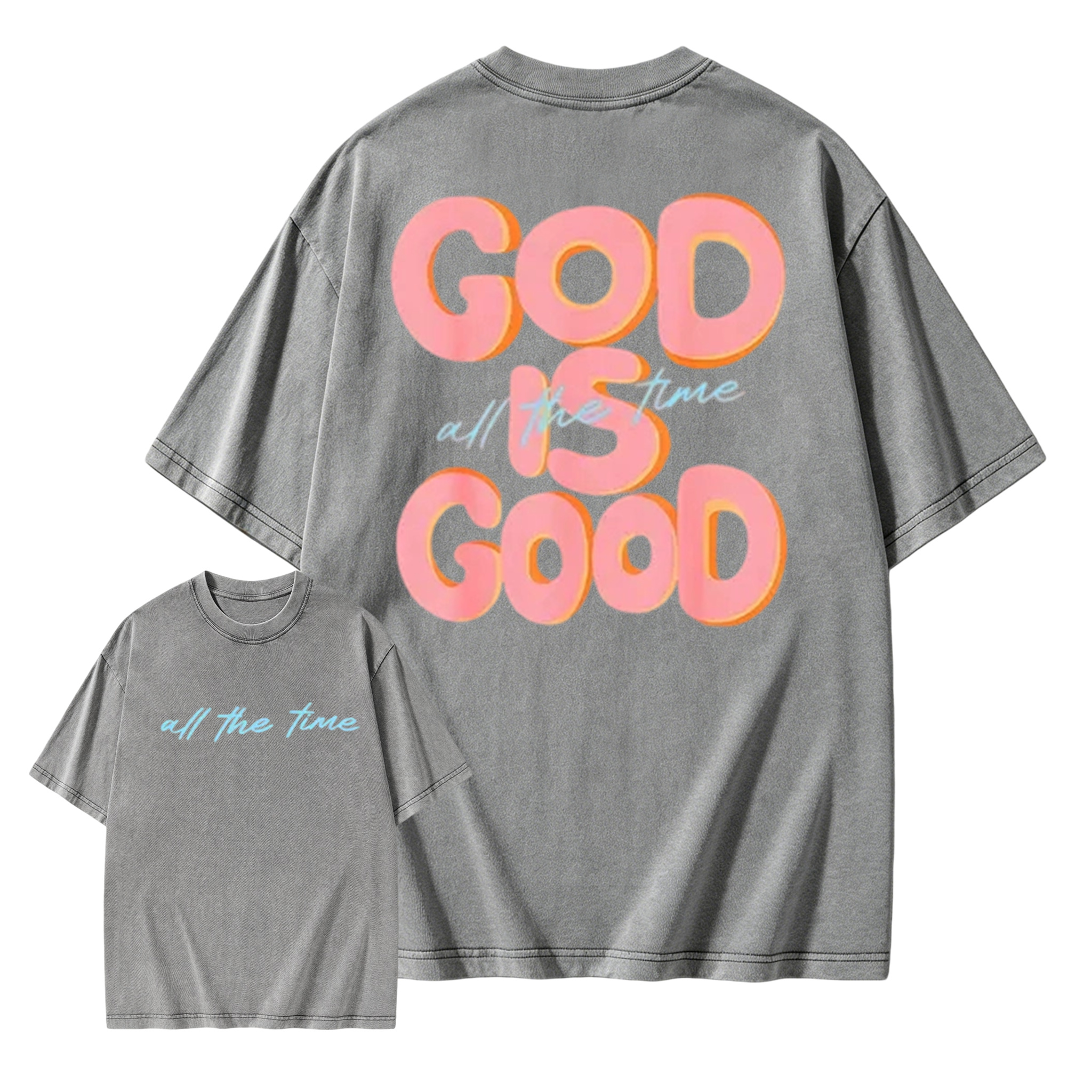 [Copy]No People Illegal Anti ICE Oversize Unisex Washed T-Shirt for Women and Men's  Washed T-shirt