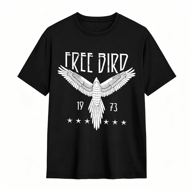 Free Bird Eagle 1973 Stars Design Unisex Classic T-shirt