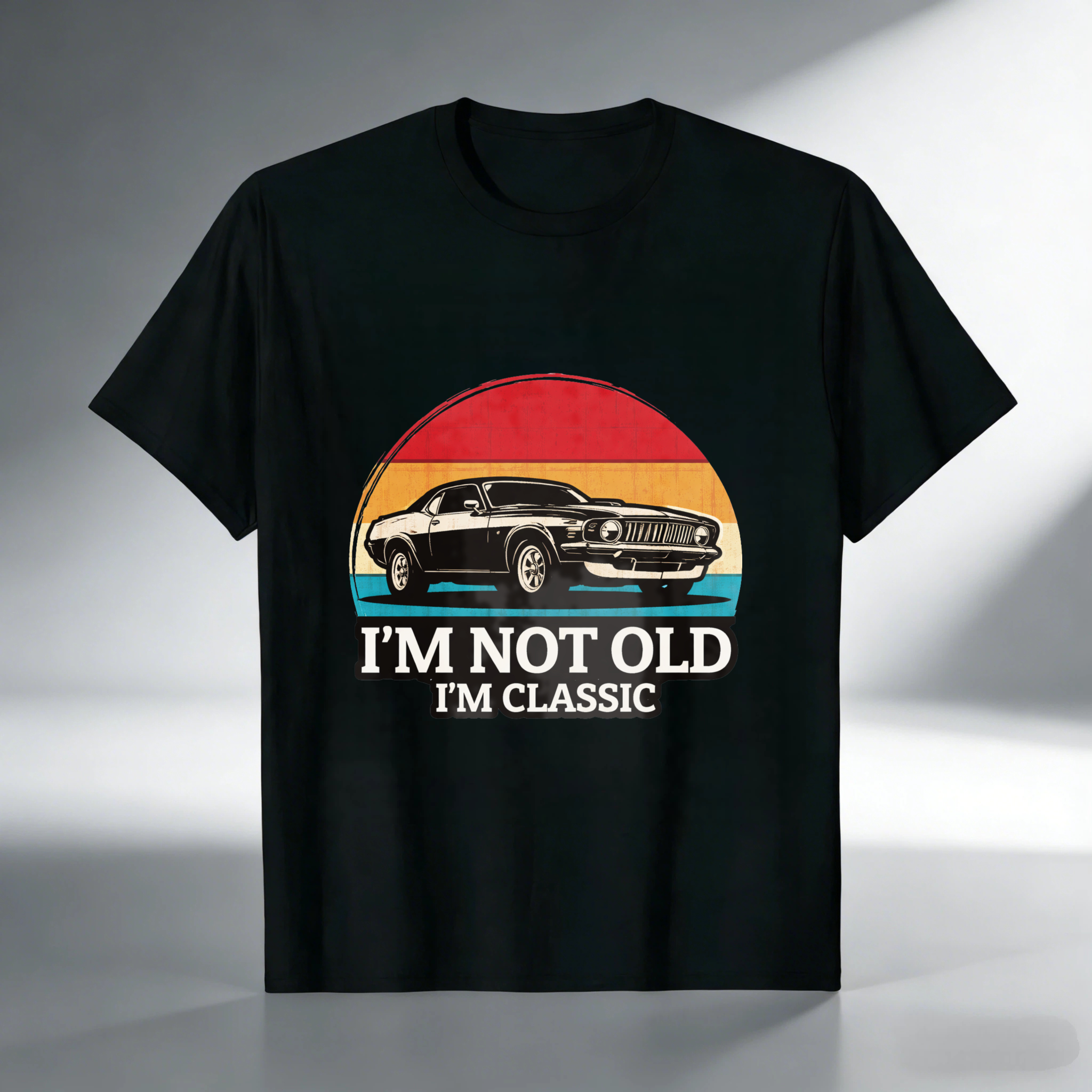 I M Not Old I M Classic Vintage Car T Shirt Retro Muscle Car Design For Men And Women Unisex Fashion Top