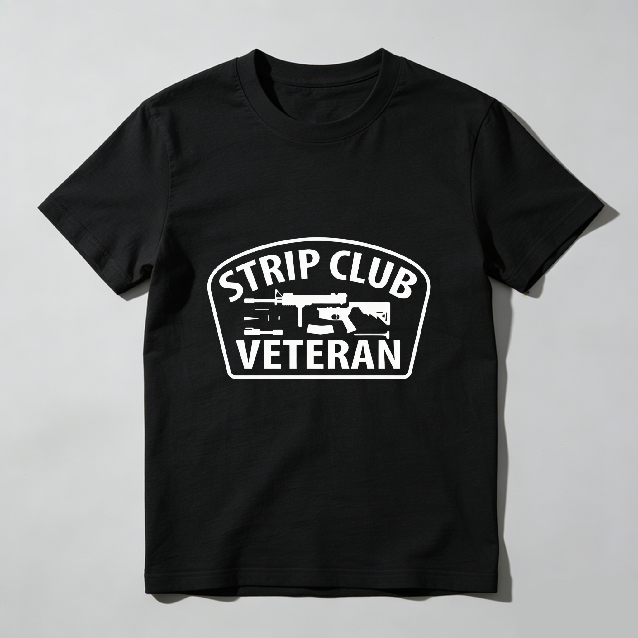 TEECURENT Strip Club Veteran Pure Cotton Short Sleeve T Shirt-TeeCurent