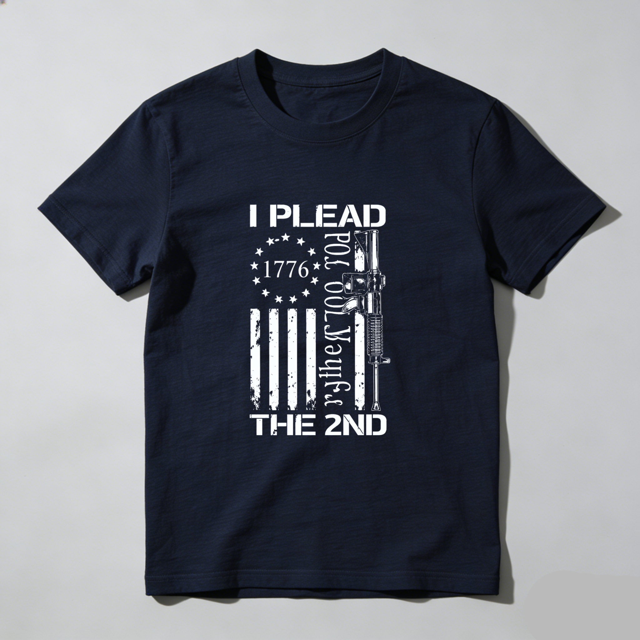 I Plead The 2nd Amendment Gun Rights T Shirt Made In Usa