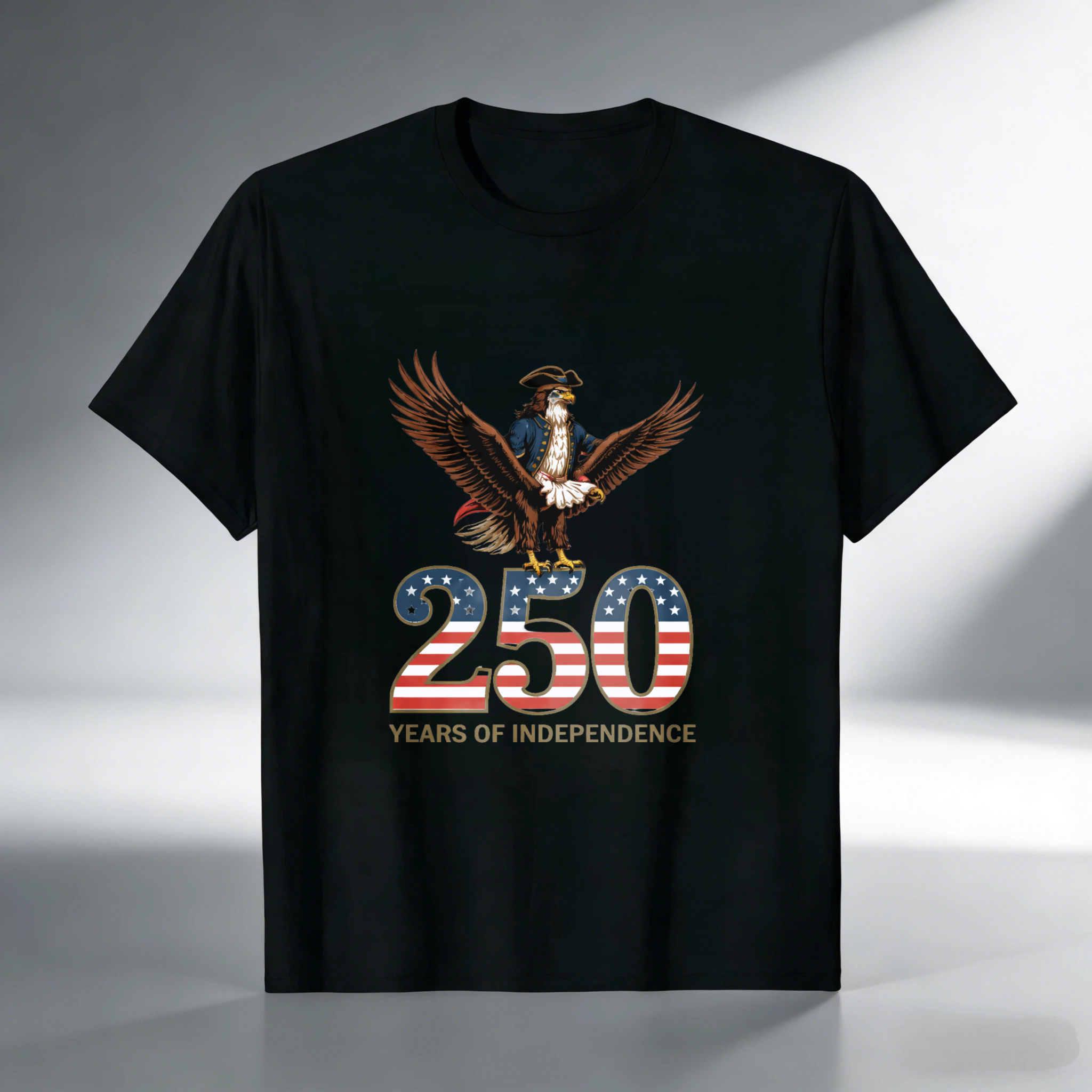 250 Years Of Independence American Eagle Patriotic T-Shirt For Men And Women Celebrating Usa Independence Day 2026