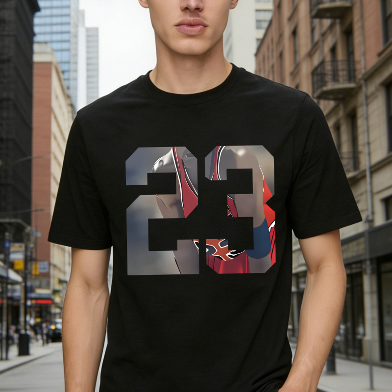 Number 23 Basketball Player Jersey Design Unisex Classic T-shirt