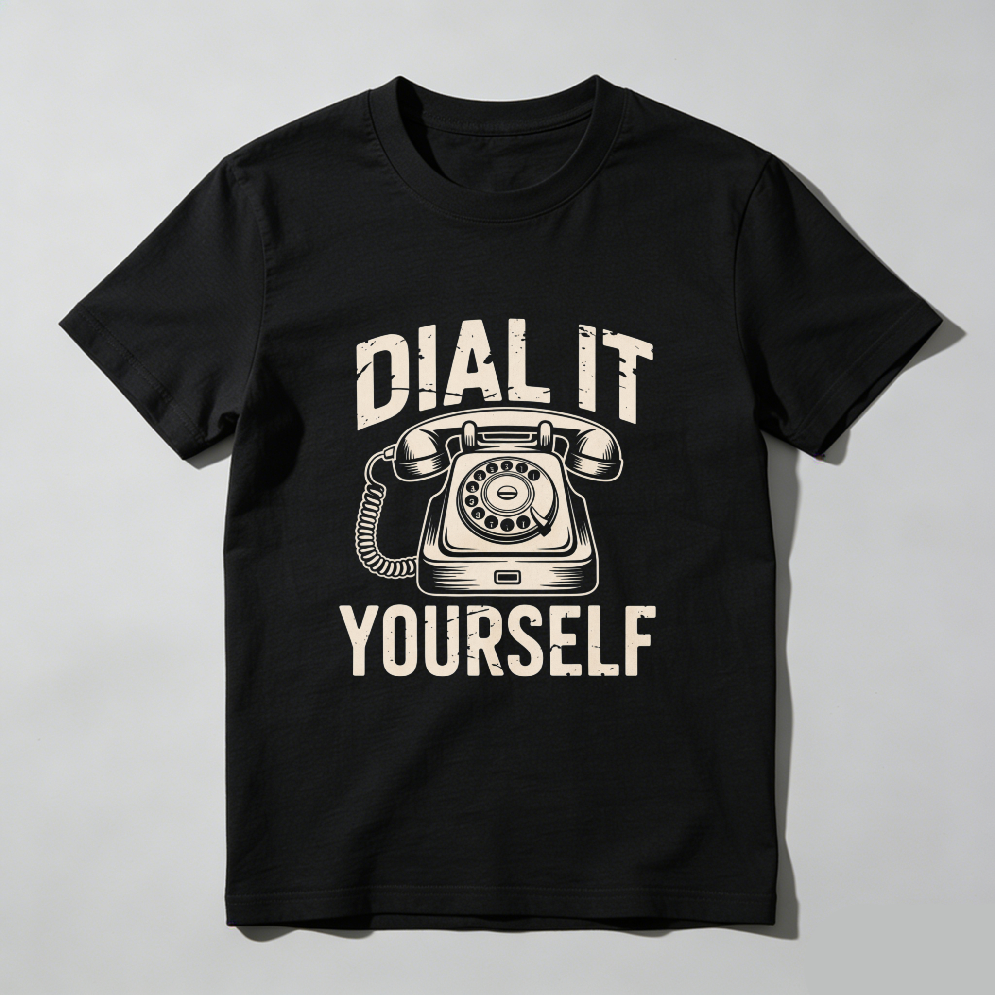 Dial It Yourself Vintage Telephone Graphic T-Shirt Made In Usa