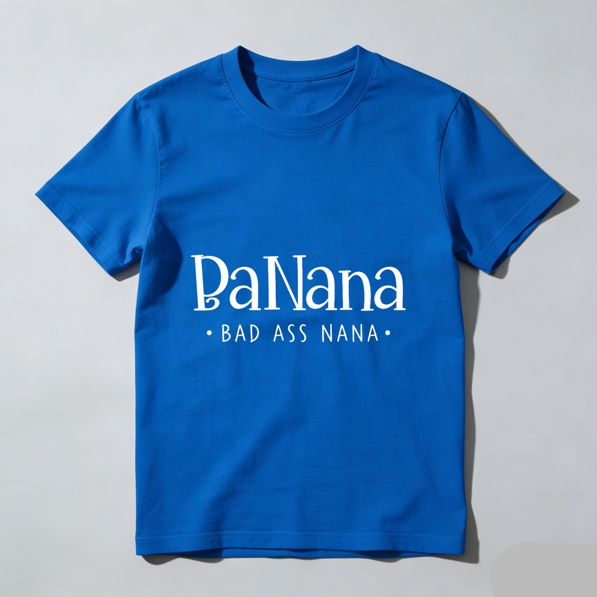 TEECURENT Pa Nana Bad Ass Nana T Shirt For Grandmother Fun Gift For Grandma Cool Grandparent Apparel WOMEN