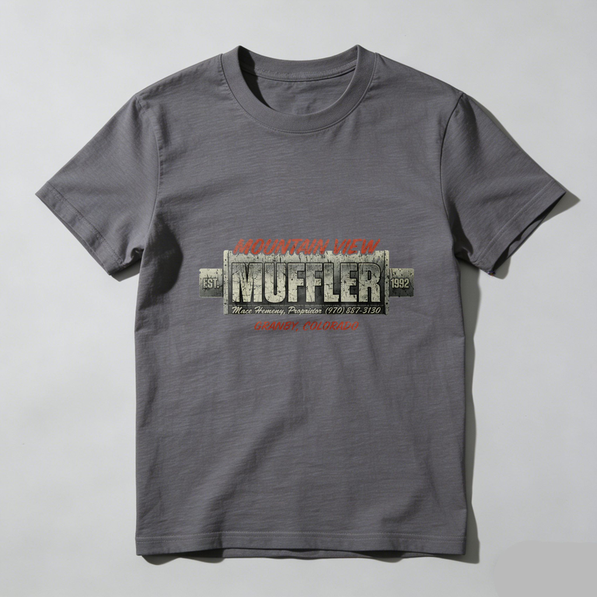 Mountain View Muffler Granby Colorado Auto Repair Shop T-Shirt