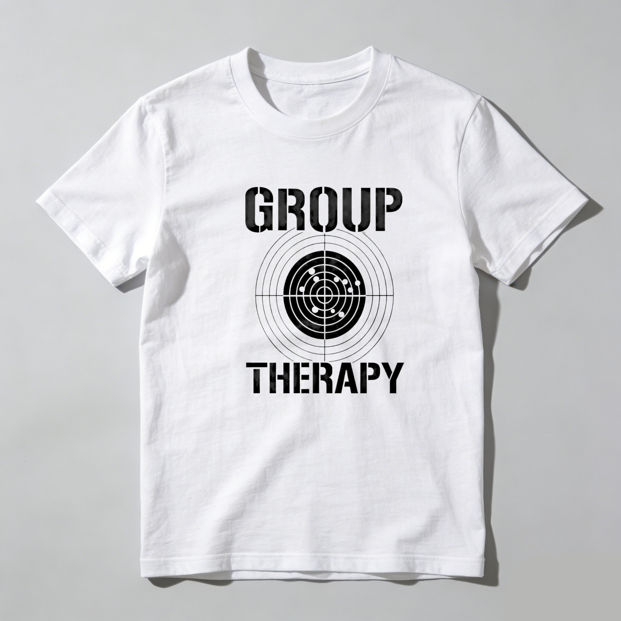 TEECURENT Group Therapy Target Design Pure Cotton Short Sleeve T Shirt-TeeCurent