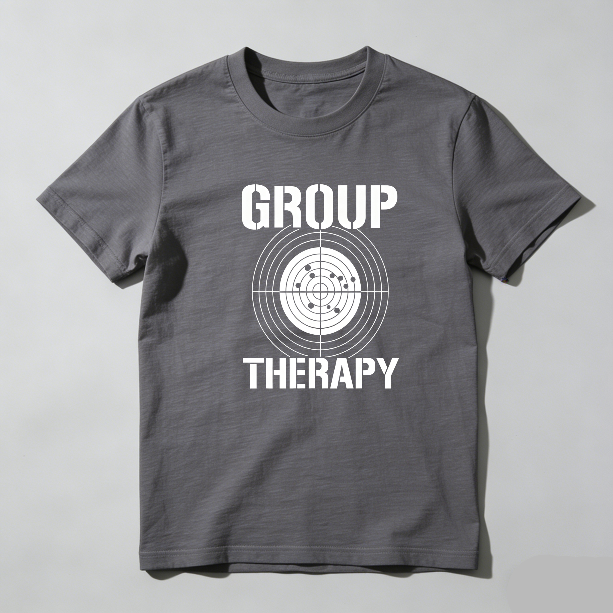 TEECURENT Group Therapy Target Design Pure Cotton Short Sleeve T Shirt-TeeCurent