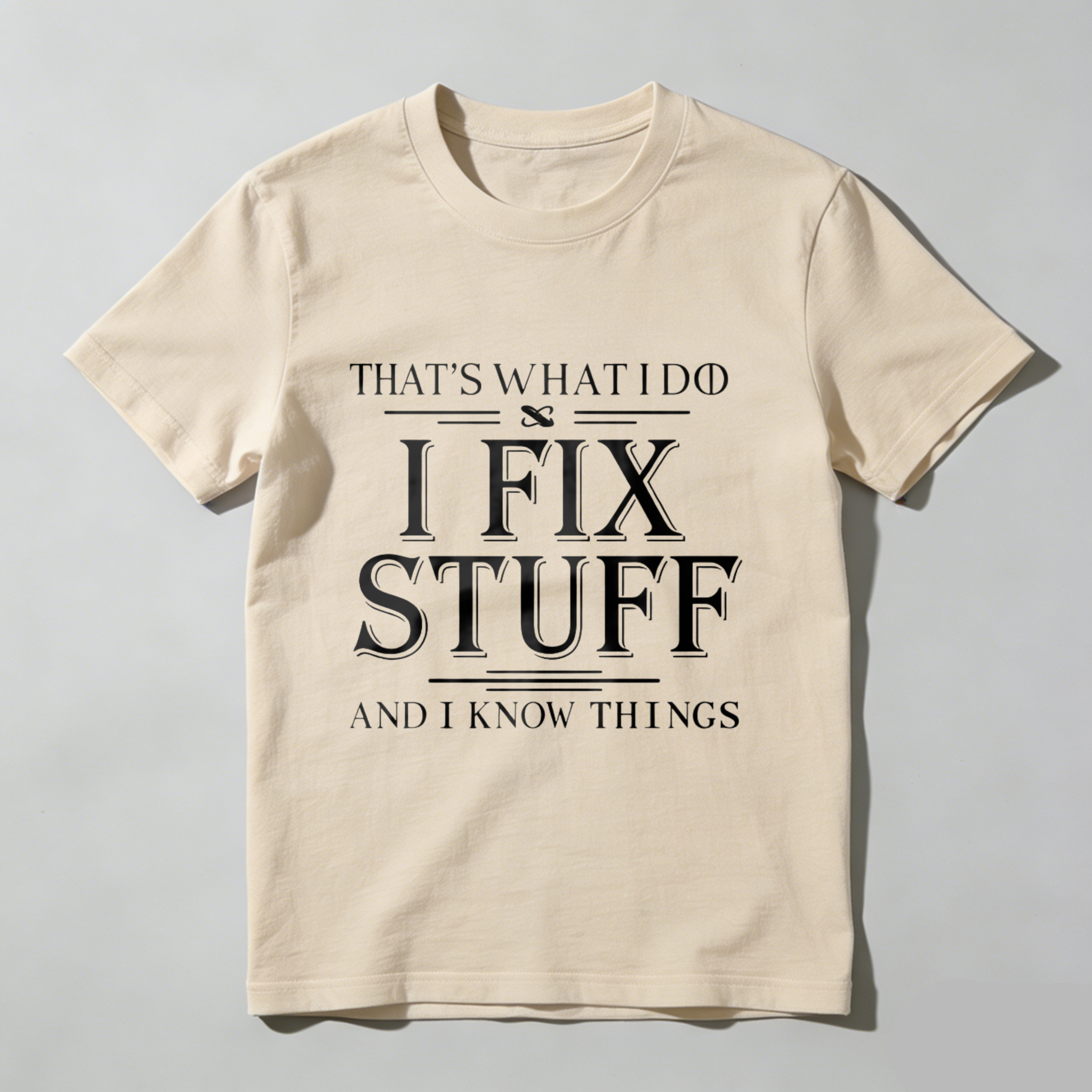 Thats What I Do I Fix Stuff And I Know Things T Shirt