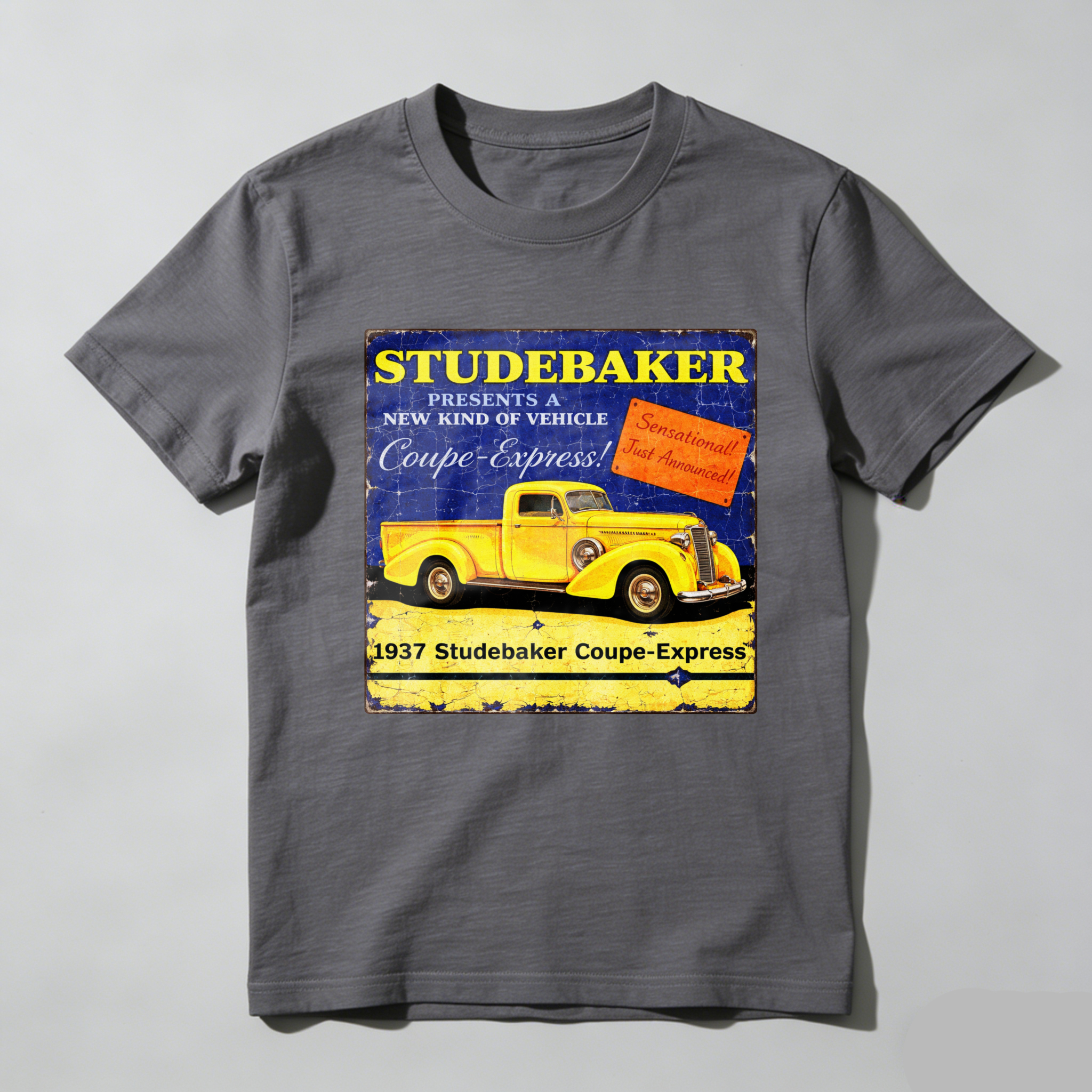 Studebaker 1937 Coupe Express Vintage Car Advertisement T Shirt