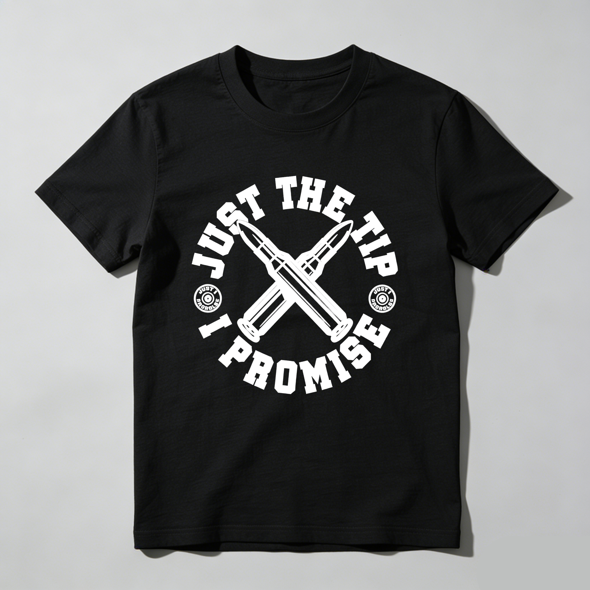 TEECURENT Just The Tip I Promise Pure Cotton Short Sleeve T Shirt-TeeCurent