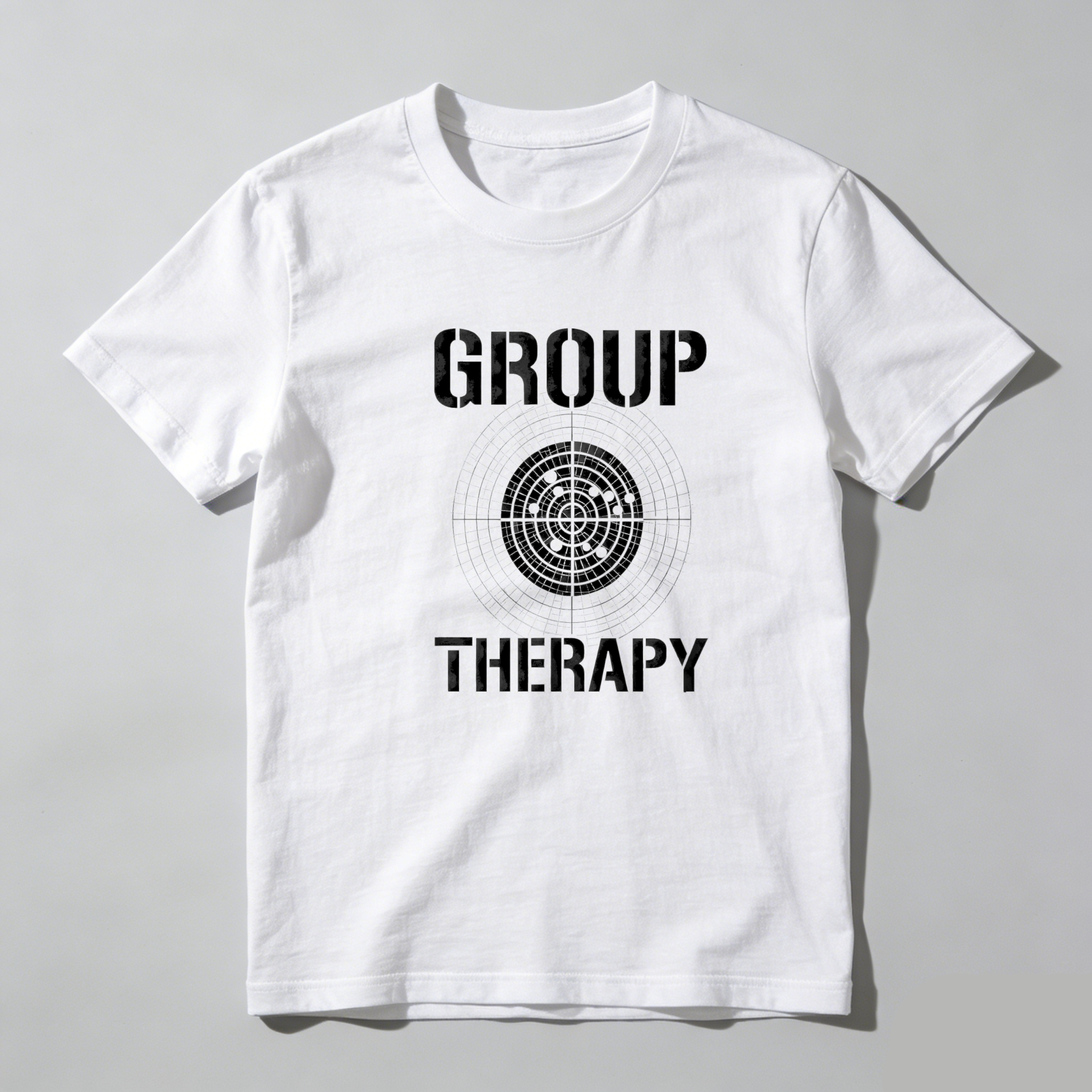 TEECURENT Group Therapy Target Design Pure Cotton Short Sleeve T Shirt-TeeCurent