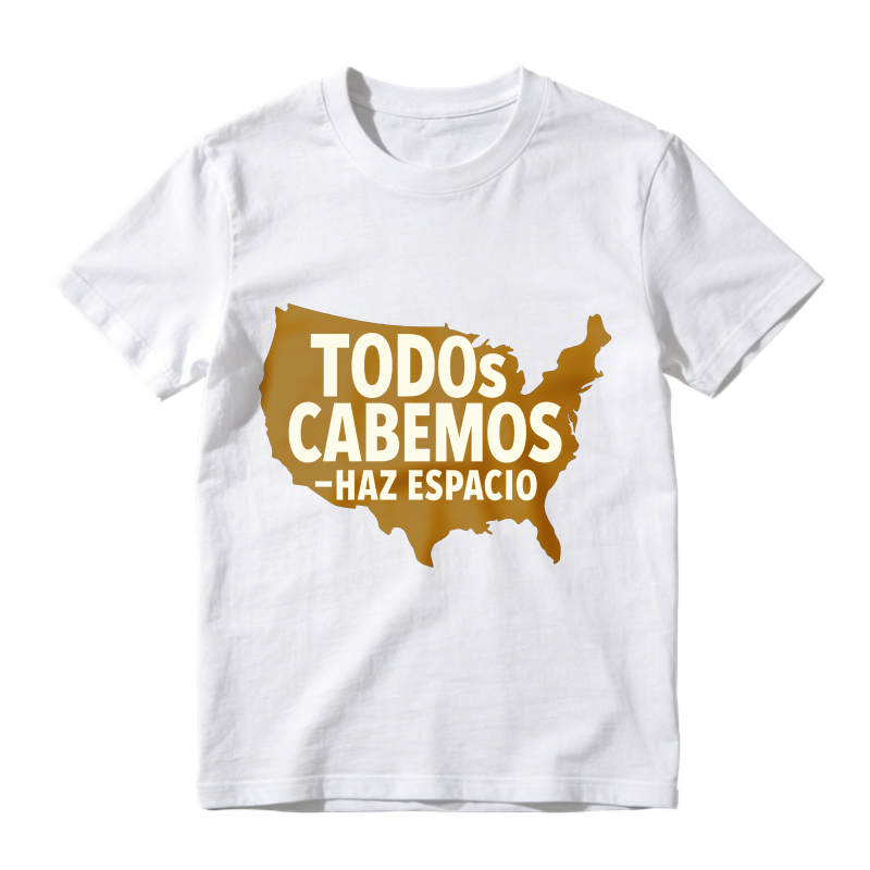 Todos Cabemos Haz Espacio Usa Map Unisex Classic T-shirt
