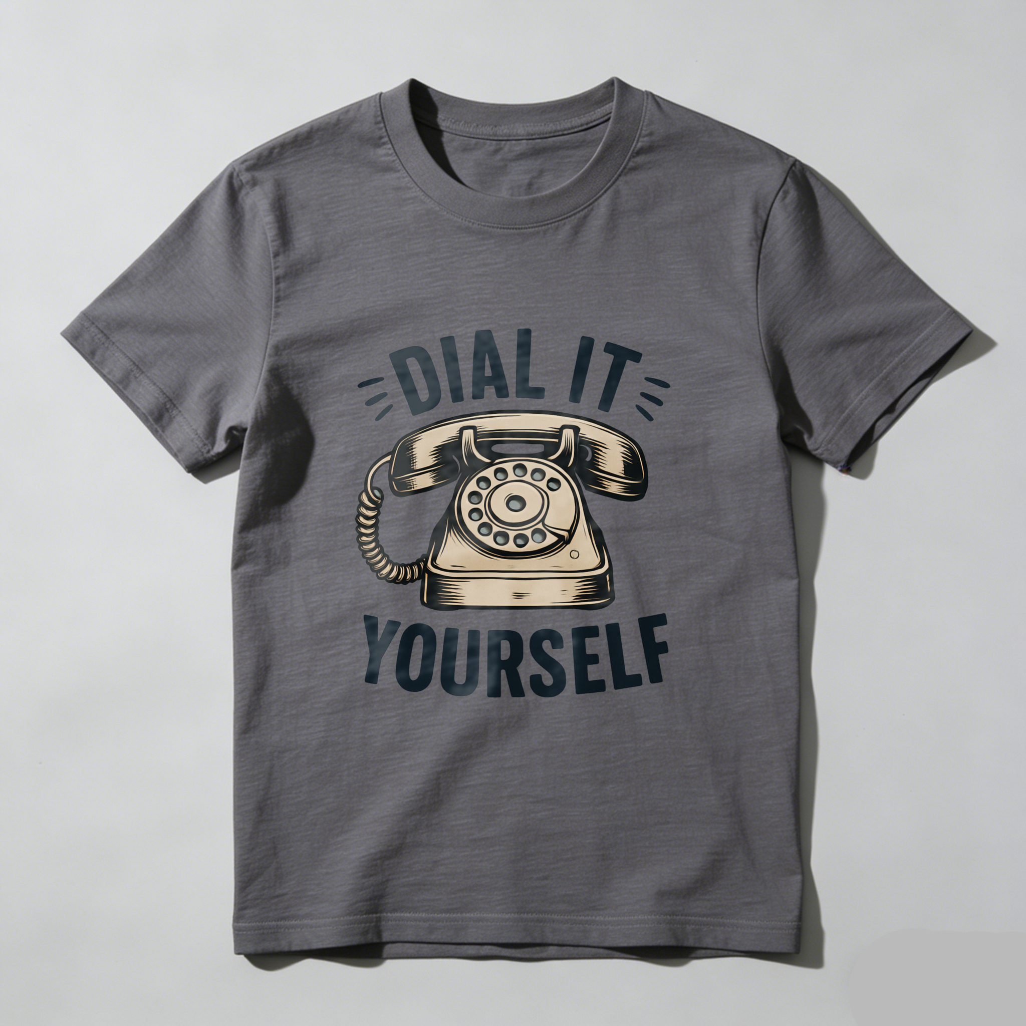 Dial It Yourself Vintage Telephone Graphic T-Shirt Made In Usa
