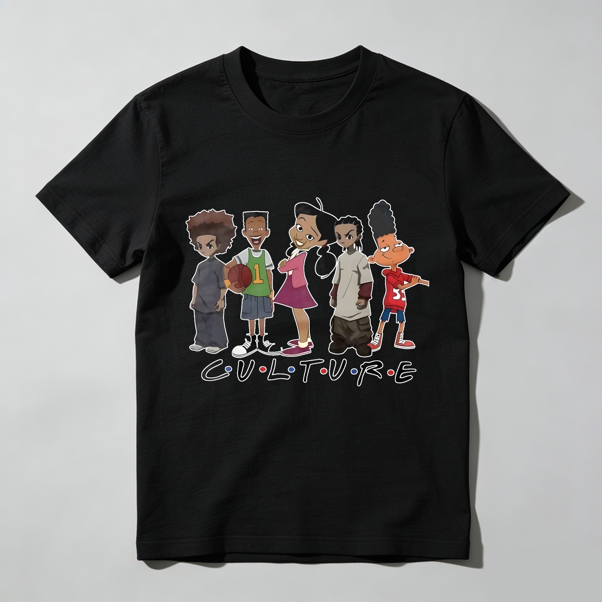 Cartoon Characters Culture T-shirt