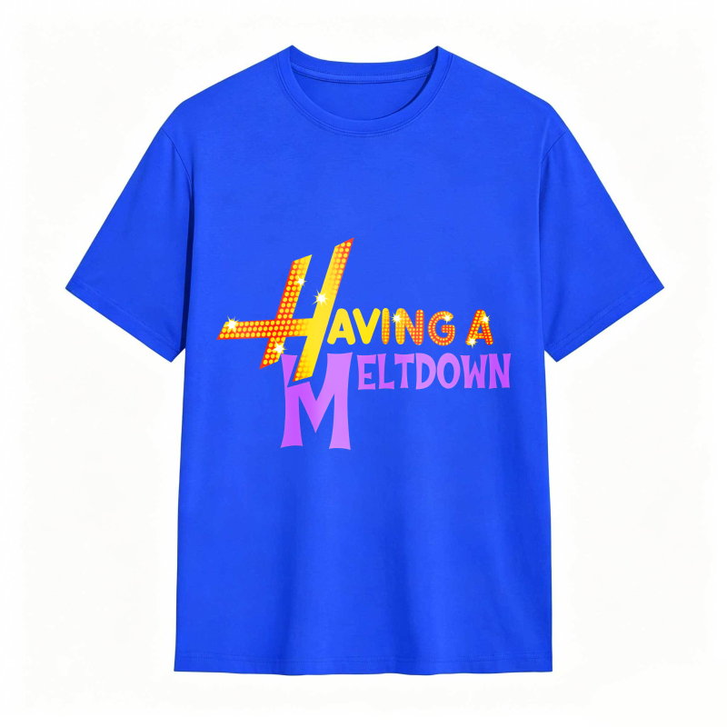 Having A Meltdown With Lightning Bolt Design Unisex Classic T-shirt
