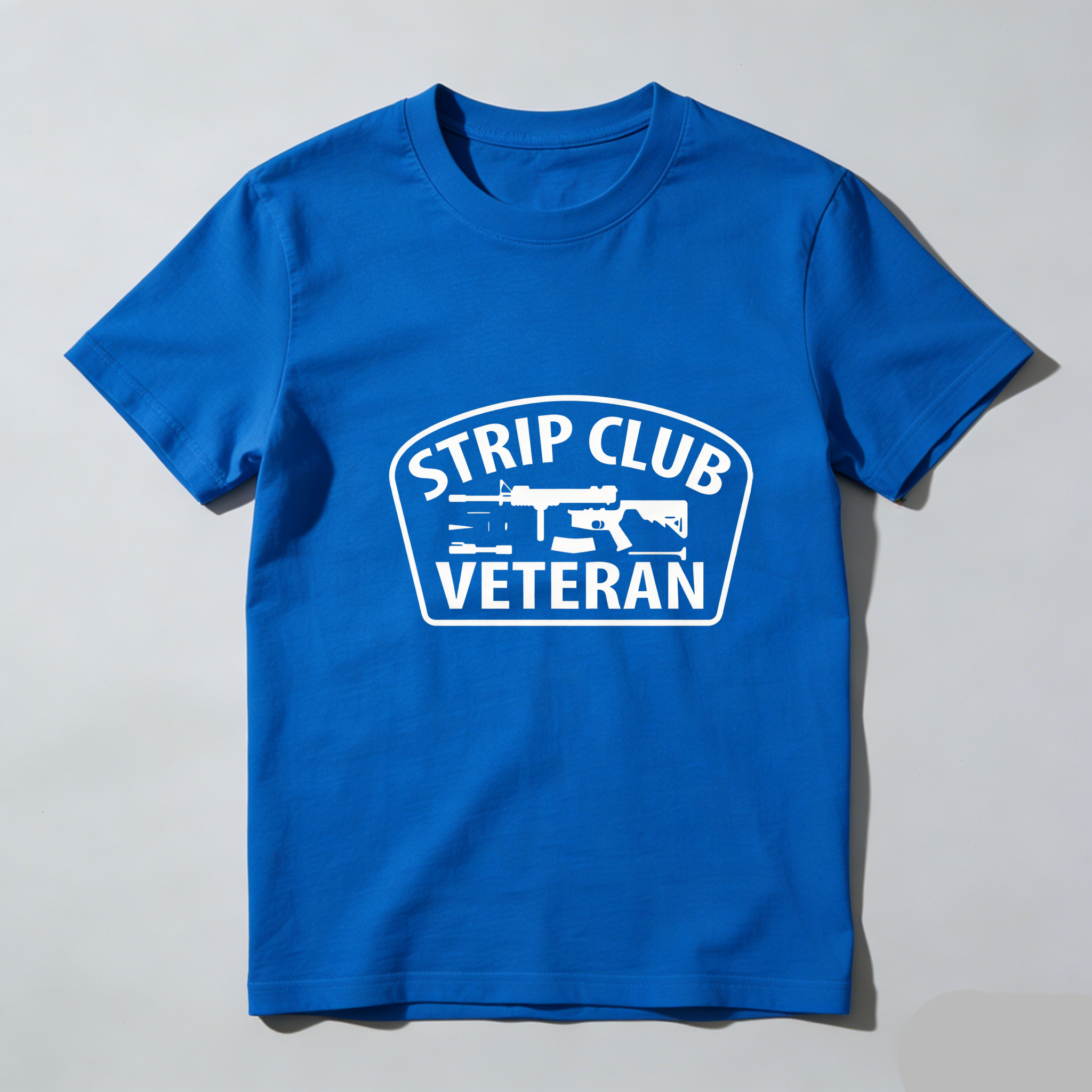 TEECURENT Strip Club Veteran Pure Cotton Short Sleeve T Shirt-TeeCurent
