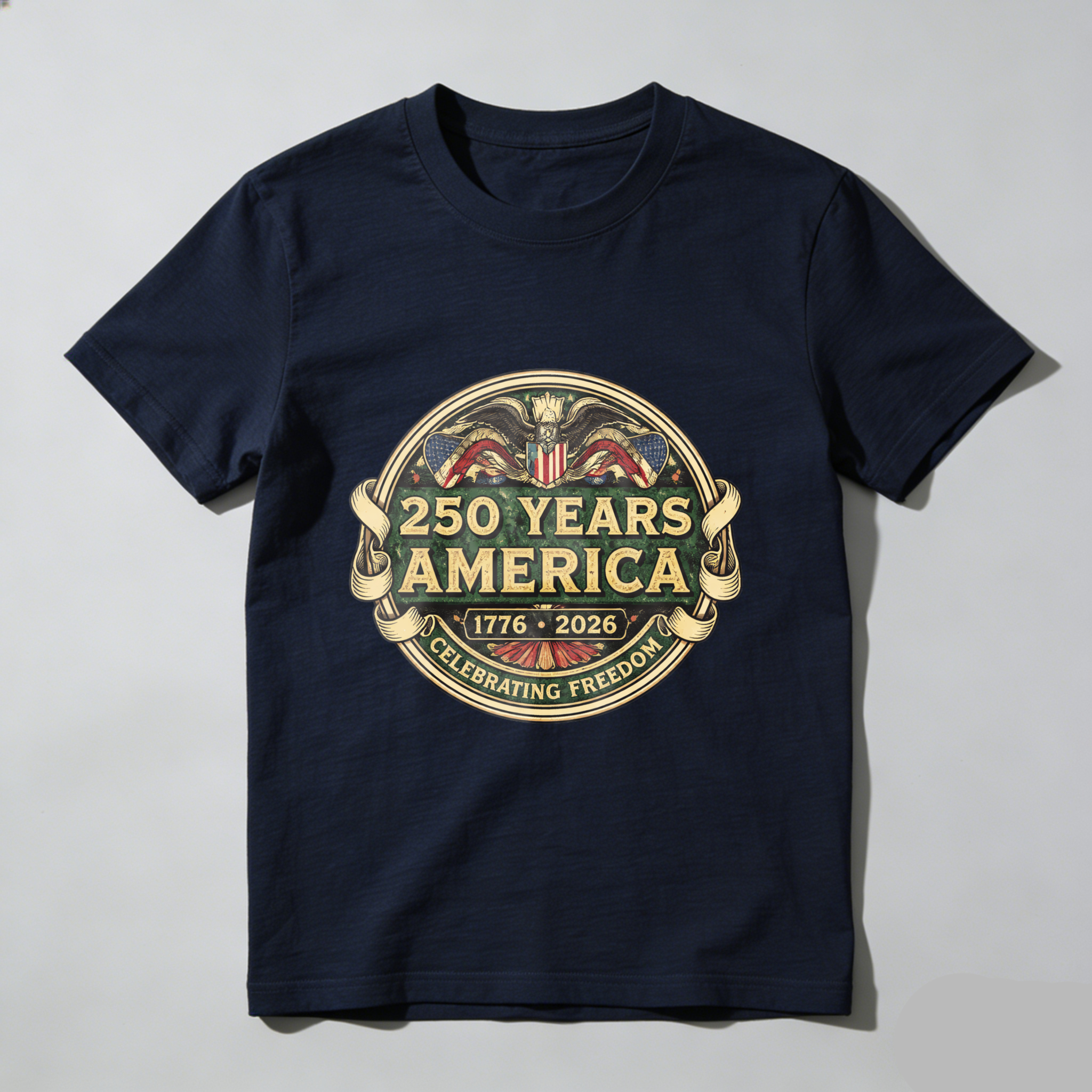 250 Years America 1776 2026 Celebrating Freedom Independence Day Patriotic T Shirt