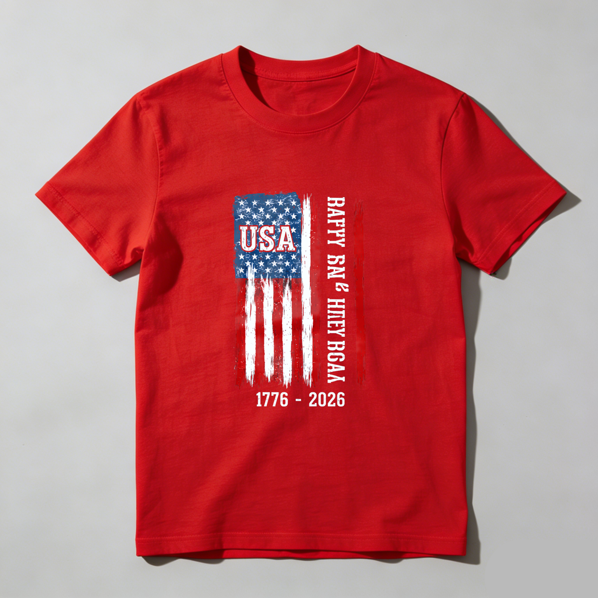 Usa Flag 1776 2026 Independence Day Celebration T Shirt Black