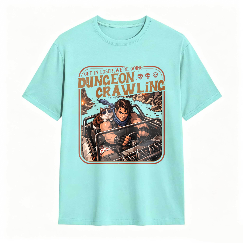 Dungeon Crawling Funny Gamer Fantasy Tee