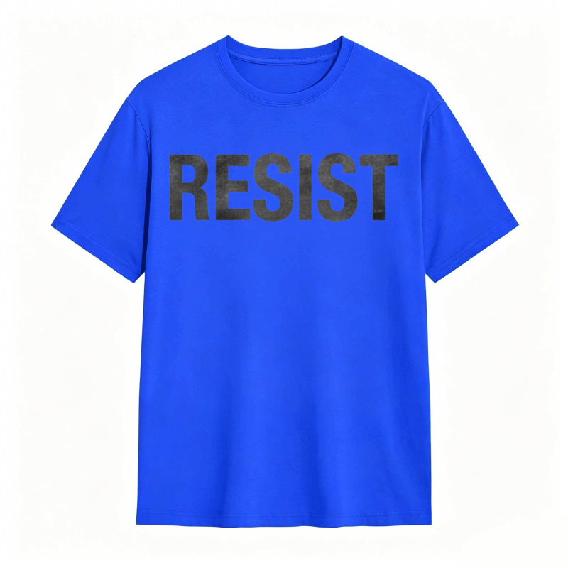 Resist Text Graphic T-shirt