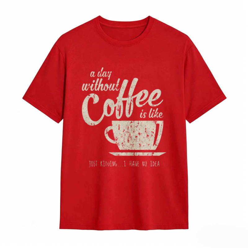 A Day Without Coffee Is Like Just Kidding I Have No Idea T-shirt