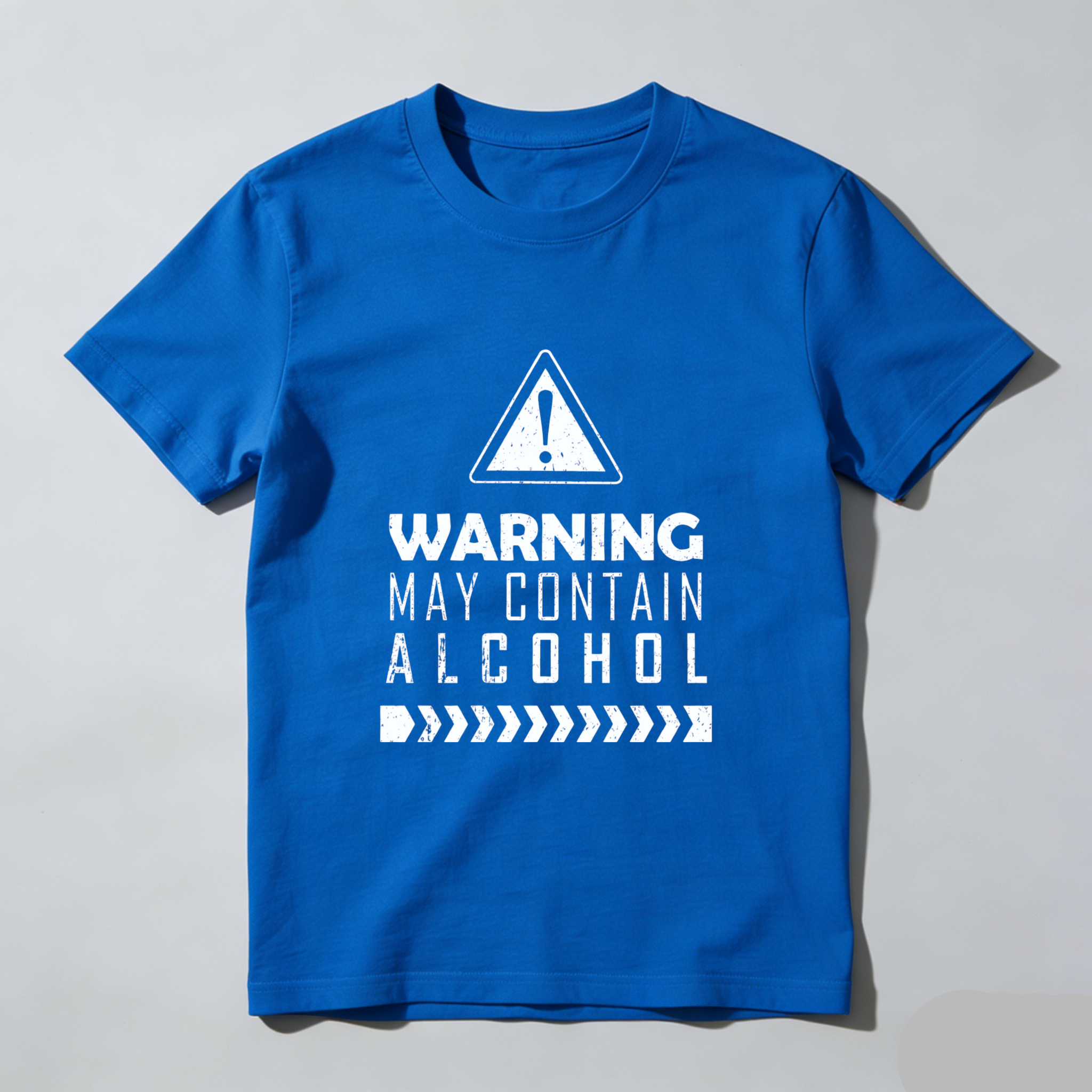 TEECURENT Warning May Contain Alcohol T-Shirt Humor Gift For Drinkers Fun Statement Shirt WOMEN