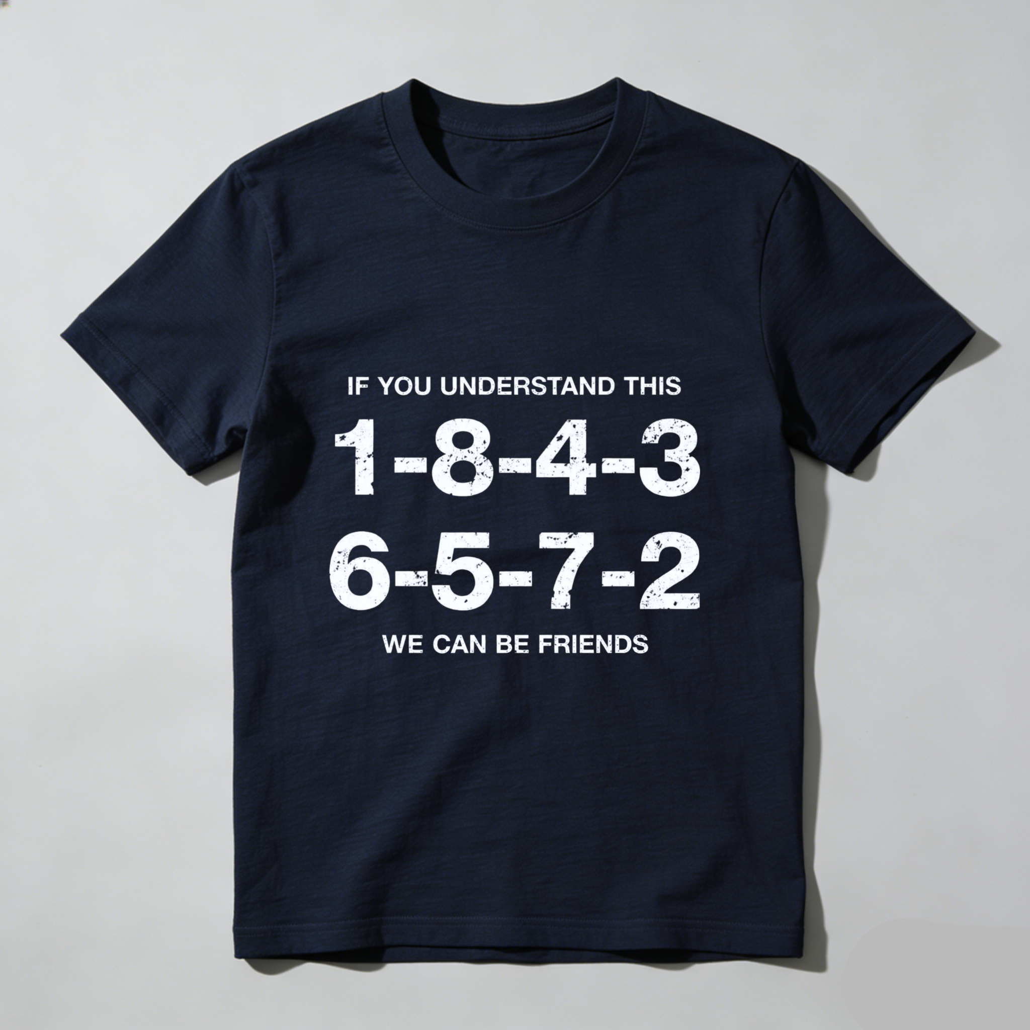 If You Understand This 1 8 4 3 6 5 7 2 We Can Be Friends T Shirt