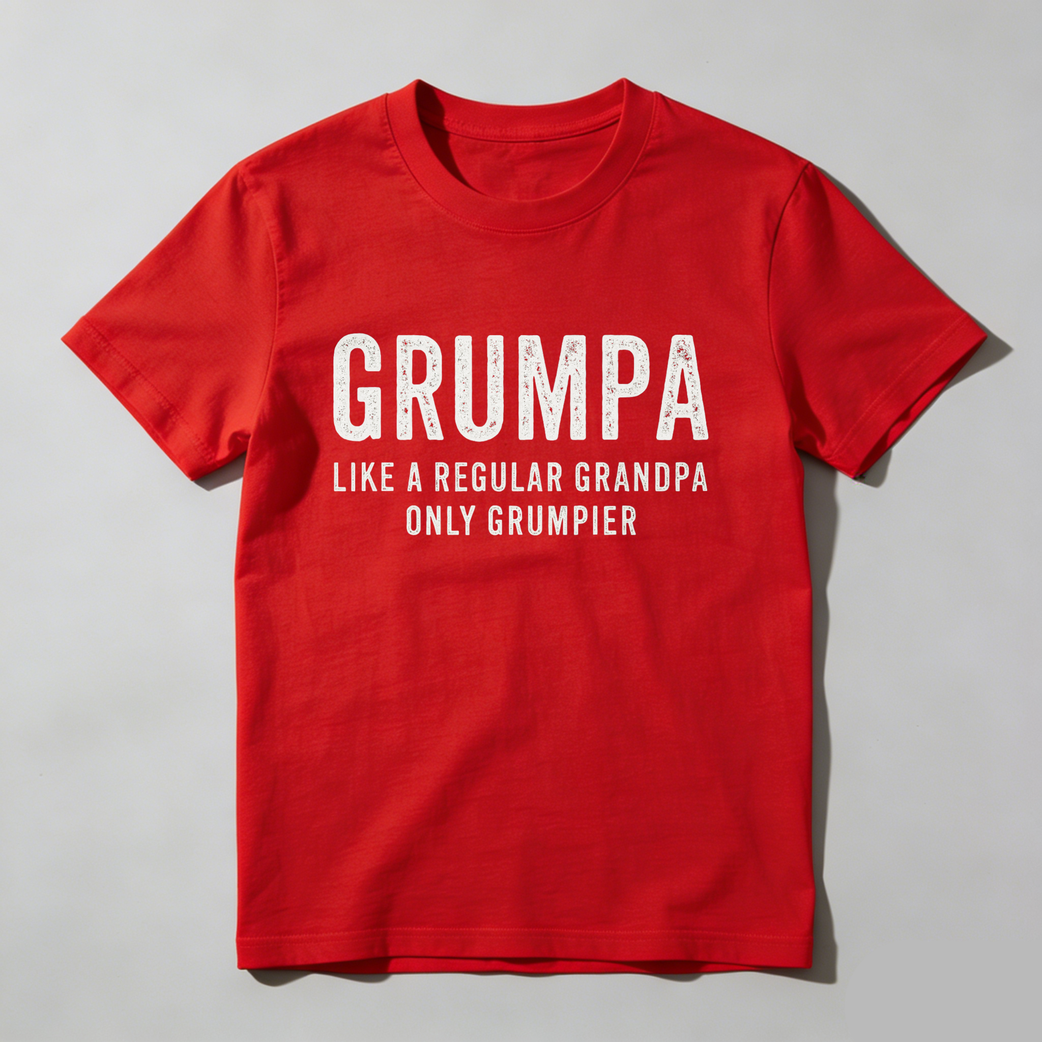 Grumpa Like A Regular Grandpa Only Grumpier T Shirt Made In Usa