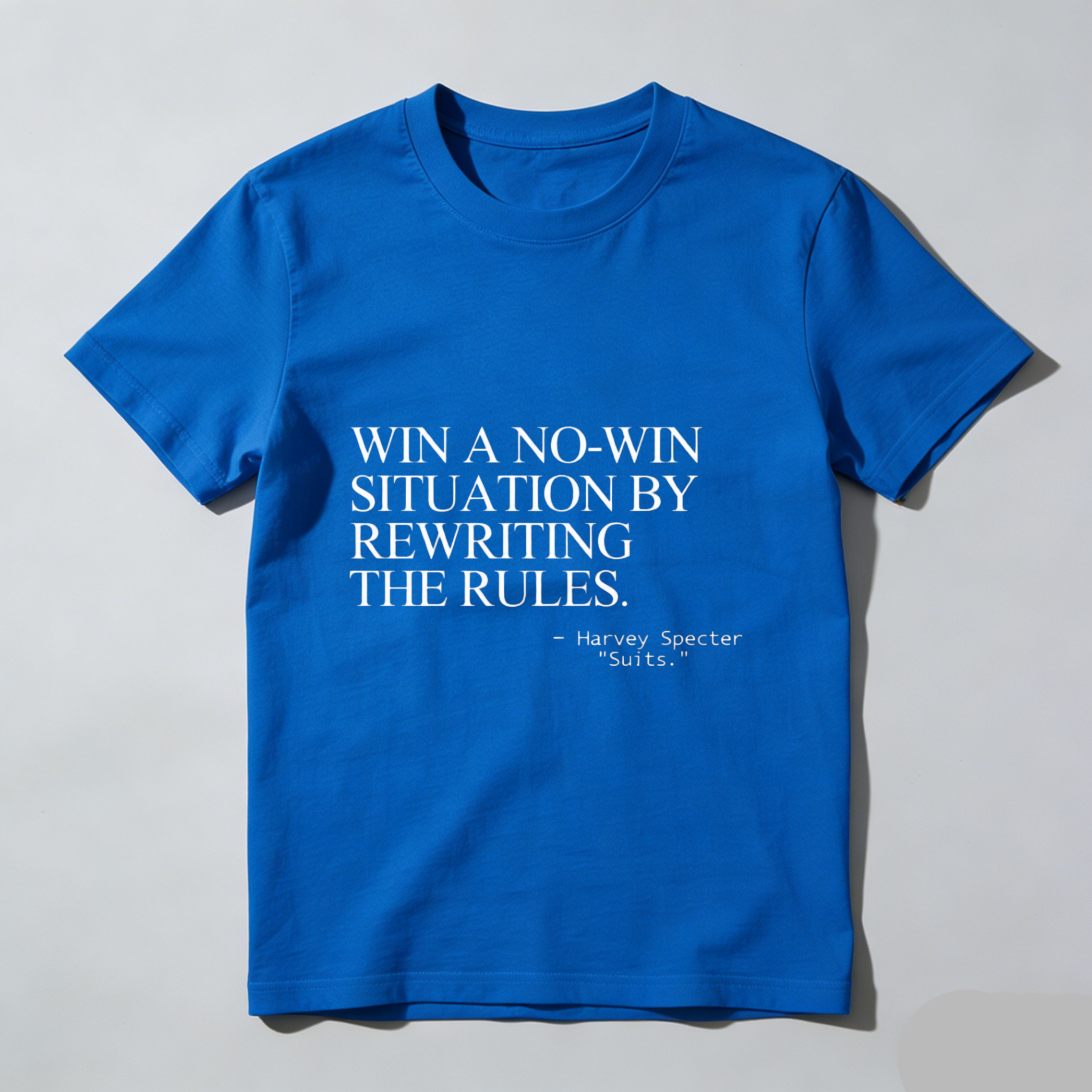 TEECURENT Harvey Specter Suits Quote Win A No Win Situation By Rewriting The Rules T Shirt