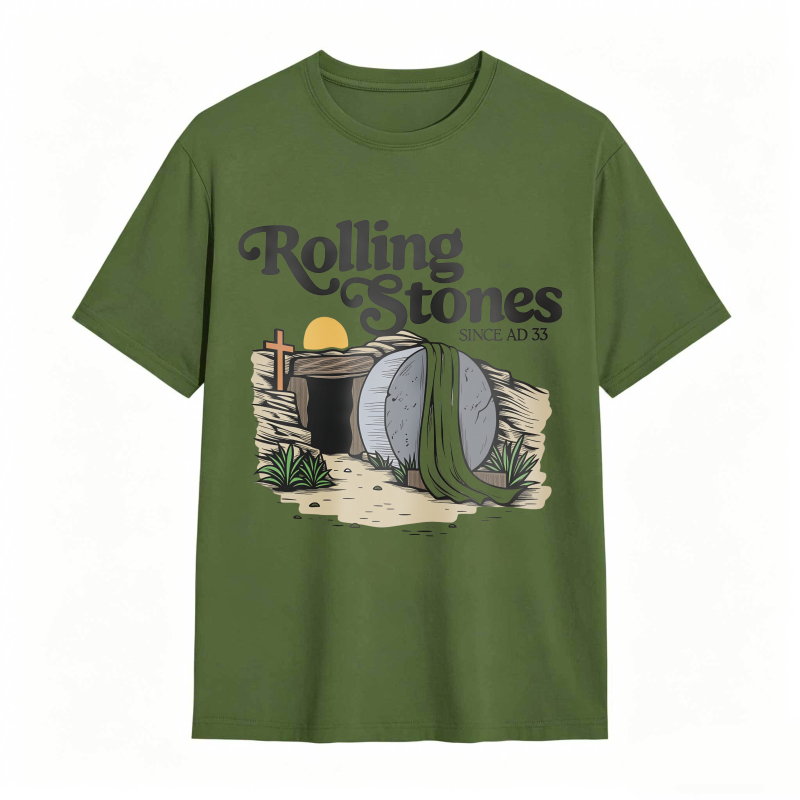 Rolling Stones Since Ad 33 Easter Tomb Scene Unisex Classic T-shirt