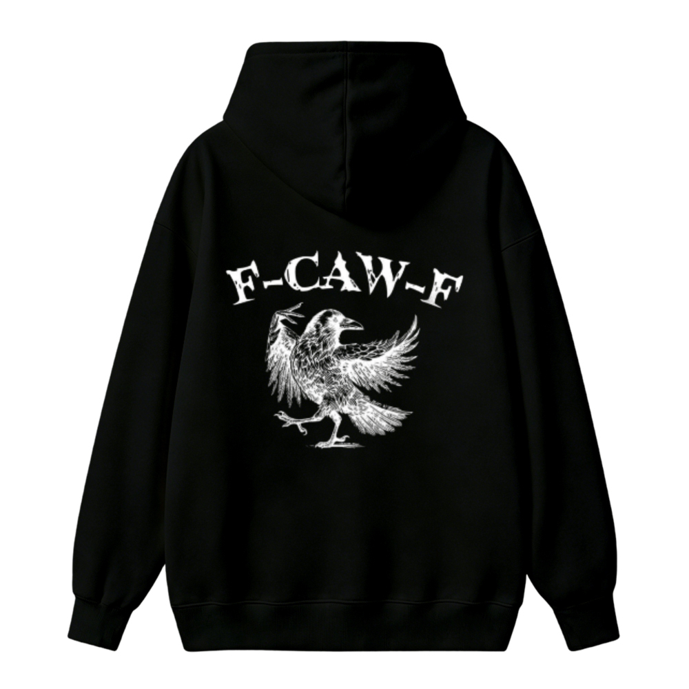 F-Caw-F Crow Bird Graphic Unisex Classic Hoodie