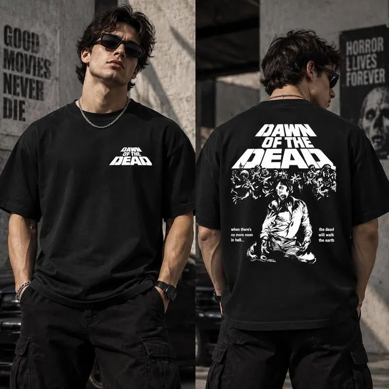 "No More Room In Hell" Zombie Apocalypse Movie T-Shirt