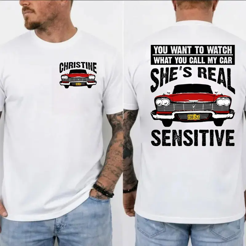 Vintage Haunted Classic Car Graphic T-Shirt