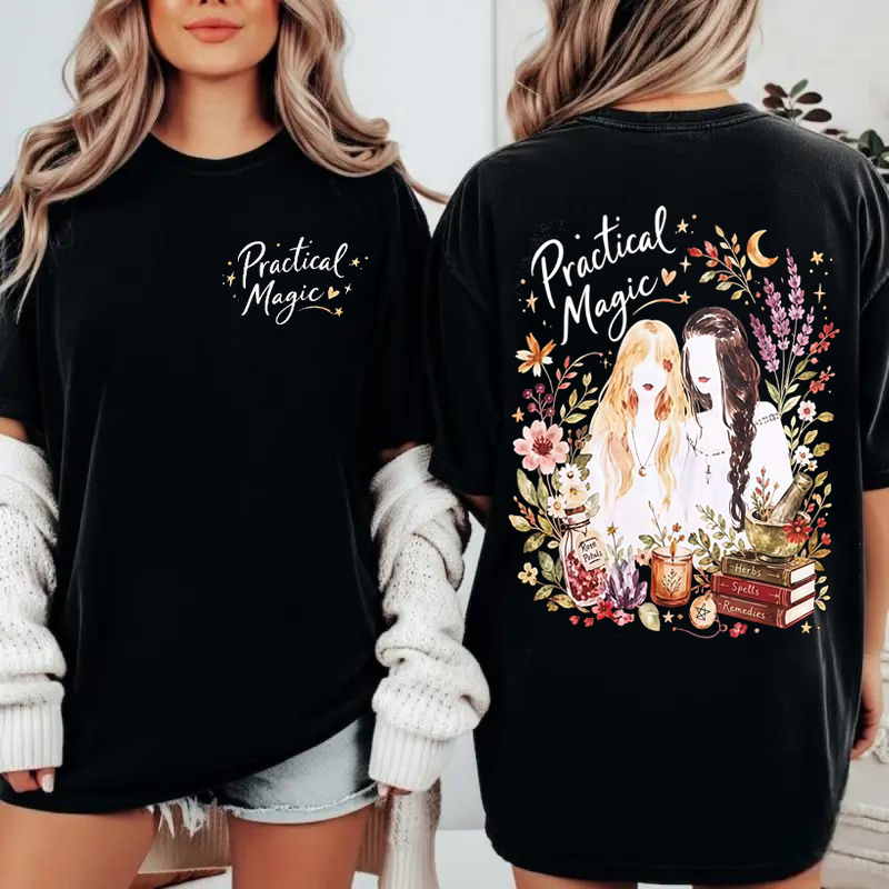 Practical Magic Midnight Margaritas Shirt, Witchy Halloween Tee