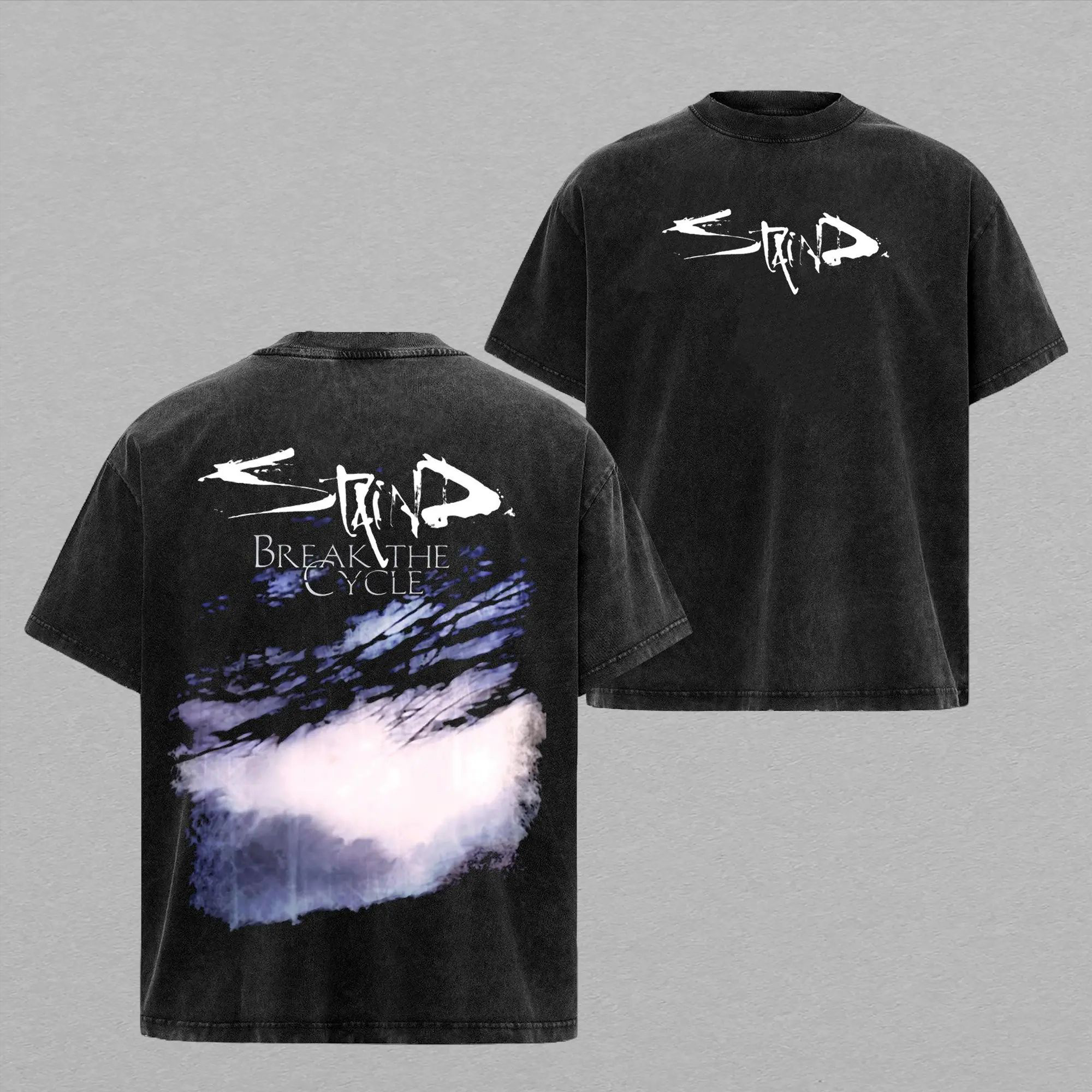 Vintage Staind Break the Cycle Rock Band Music Washed T-Shirt