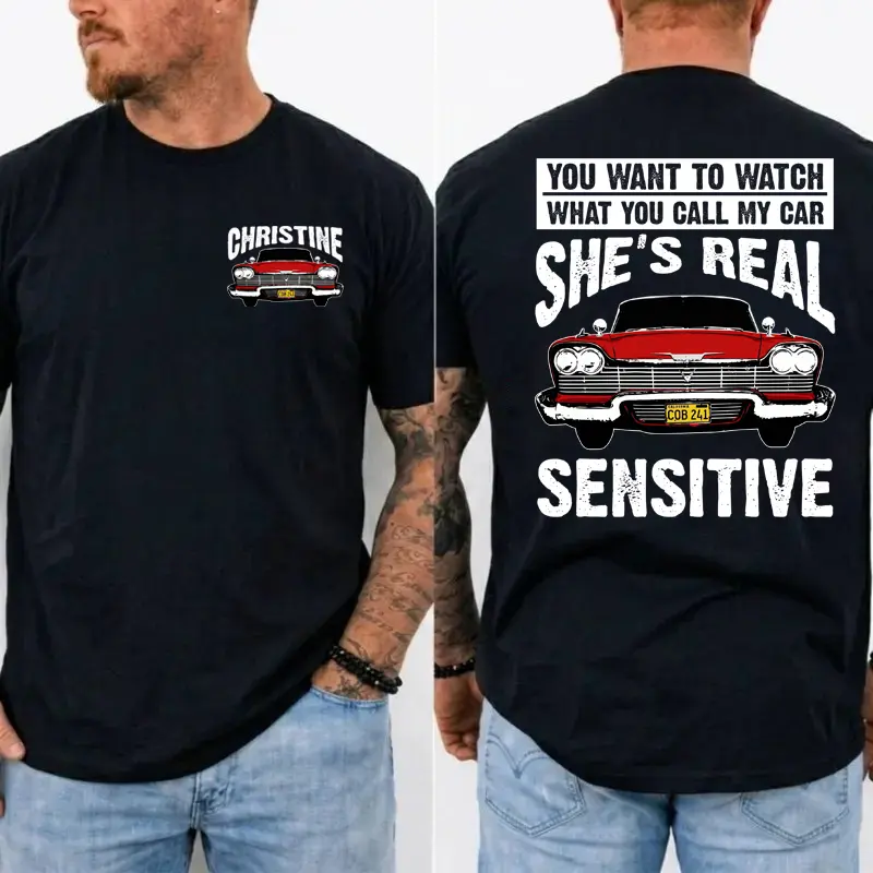 Vintage Haunted Classic Car Graphic T-Shirt