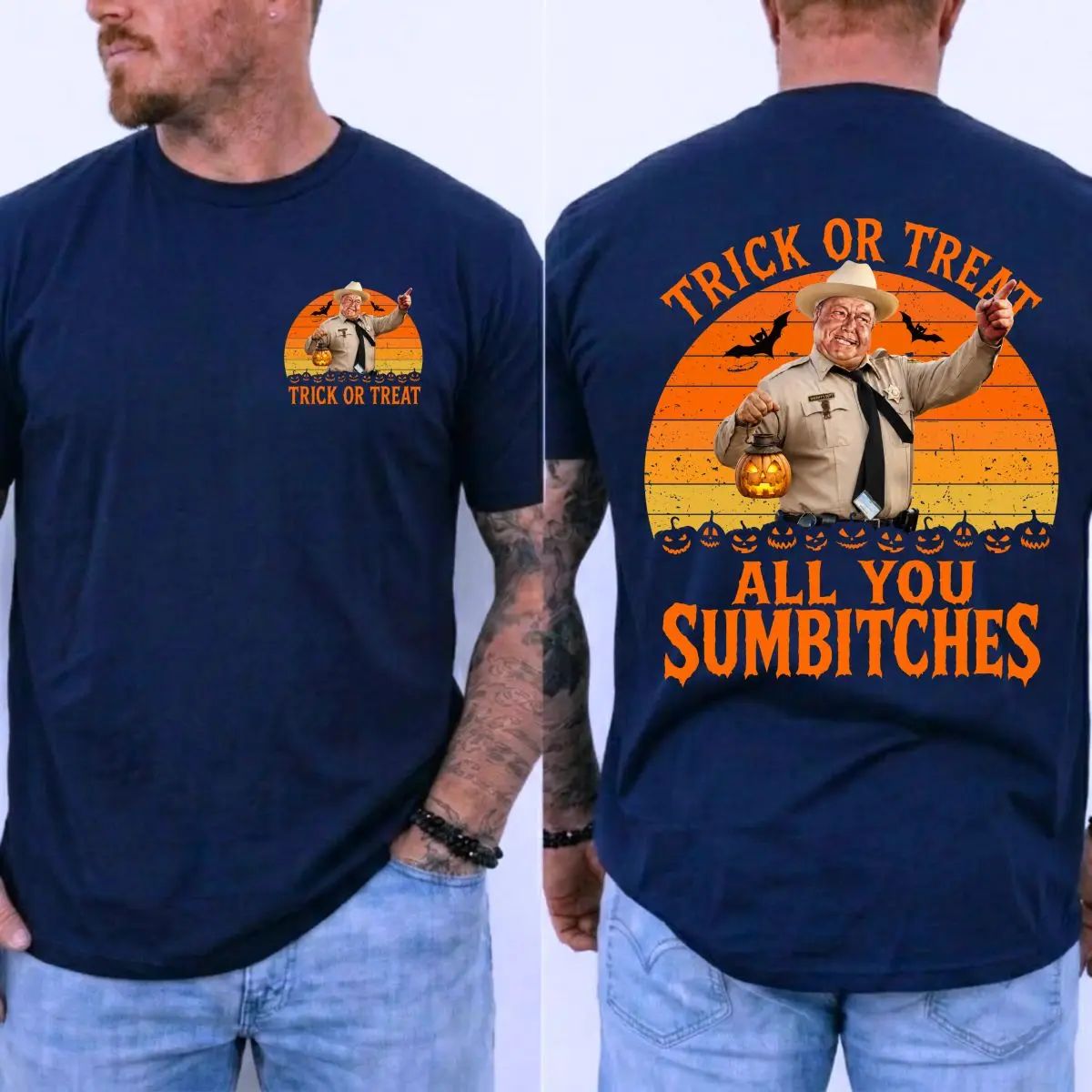 🎃Trick Or Treat All You Sumbitches Halloween Quote Movie T-shirt