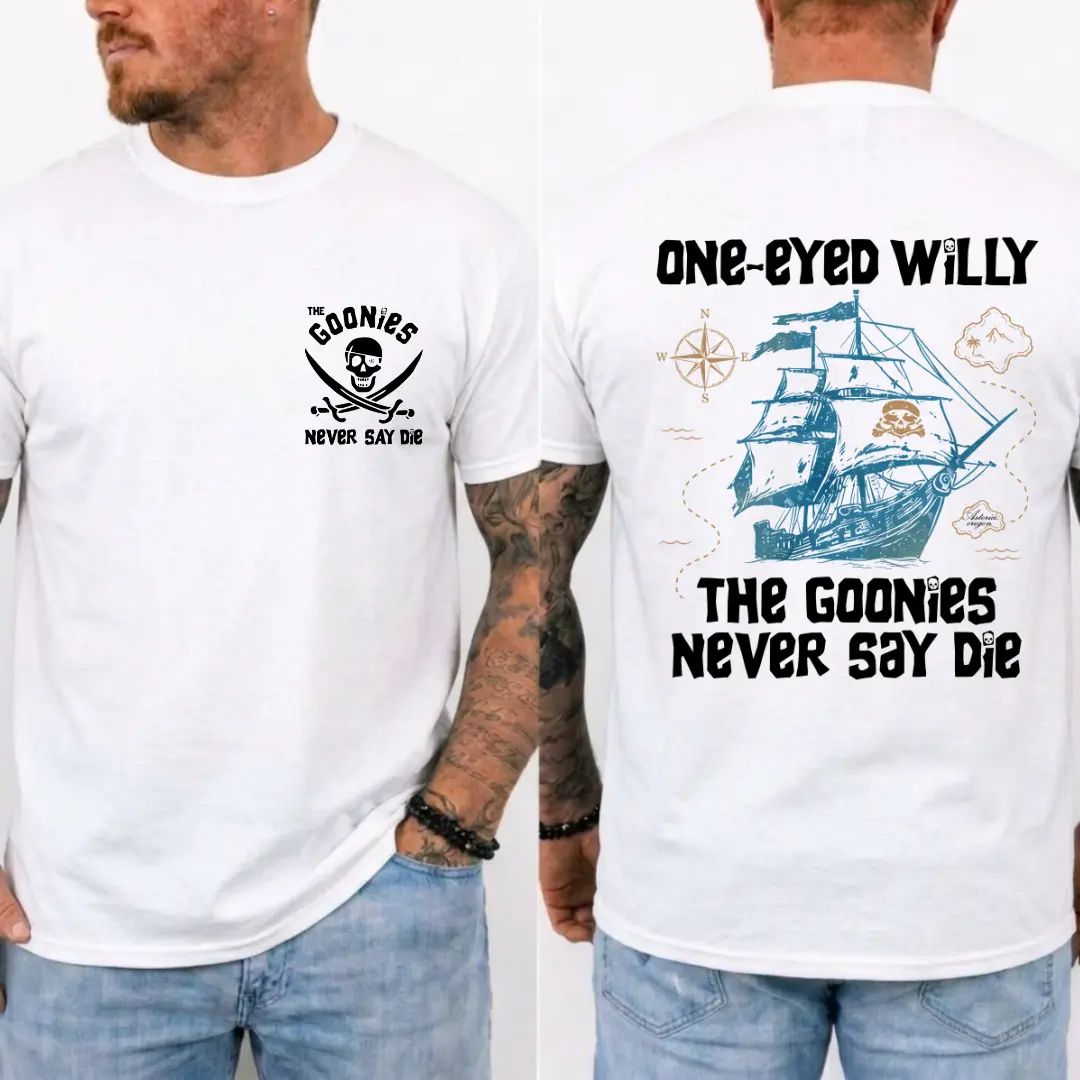 One-Eyed WillY The Goonies Never Say Die Movie T-Shirt