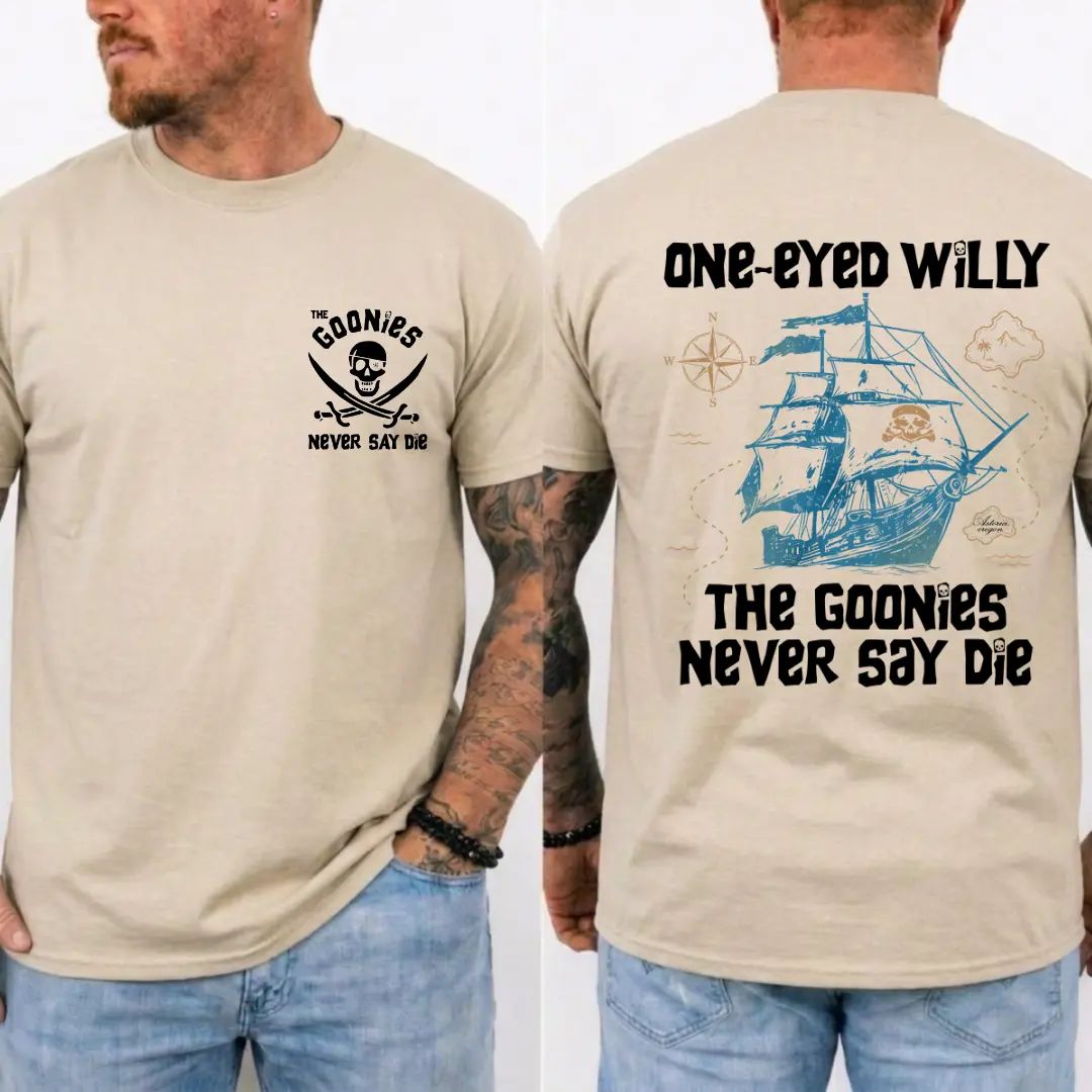 One-Eyed WillY The Goonies Never Say Die Movie T-Shirt