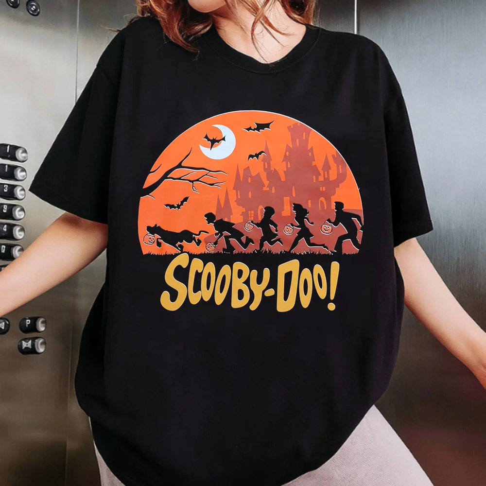 Running At Halloween Night T-Shirt