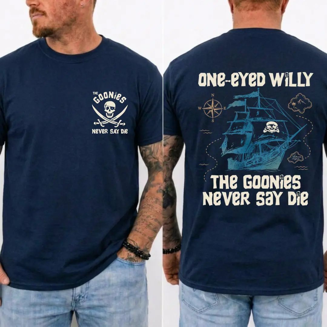 One-Eyed WillY The Goonies Never Say Die Movie T-Shirt