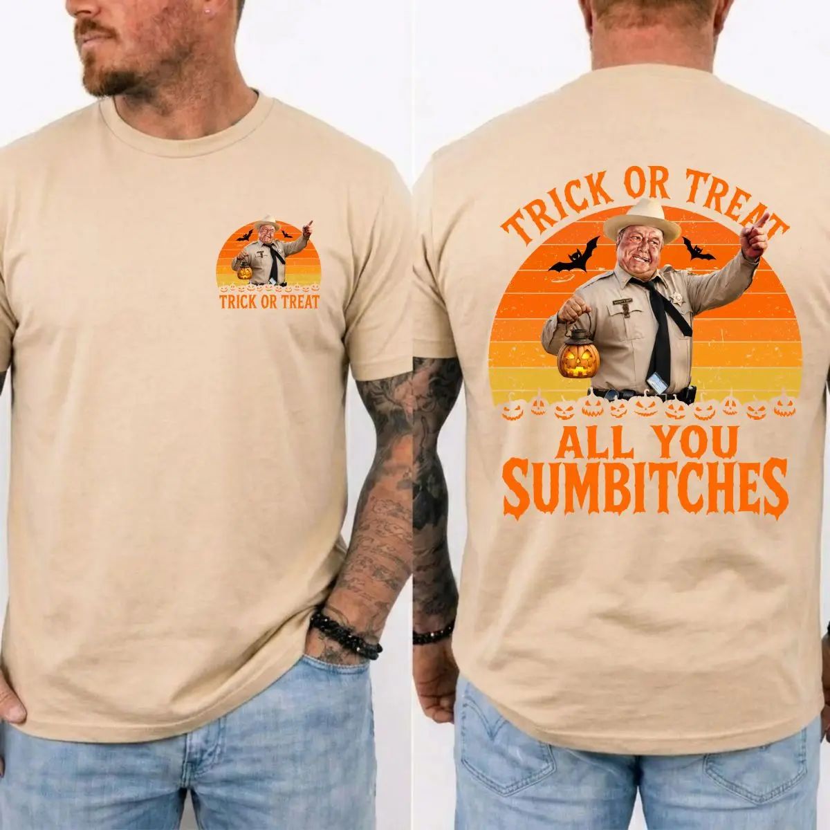 🎃Trick Or Treat All You Sumbitches Halloween Quote Movie T-shirt