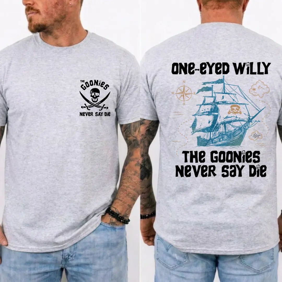 One-Eyed WillY The Goonies Never Say Die Movie T-Shirt