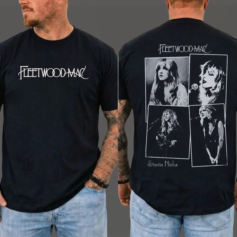 Fleetw00d Mac Rock Band Retro Music Tee, Rock Music Lover Shirt