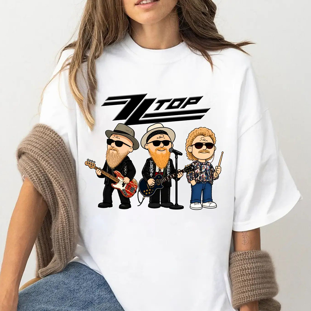 ZZ Top Vintage Tour Band Rock Tee Shirt