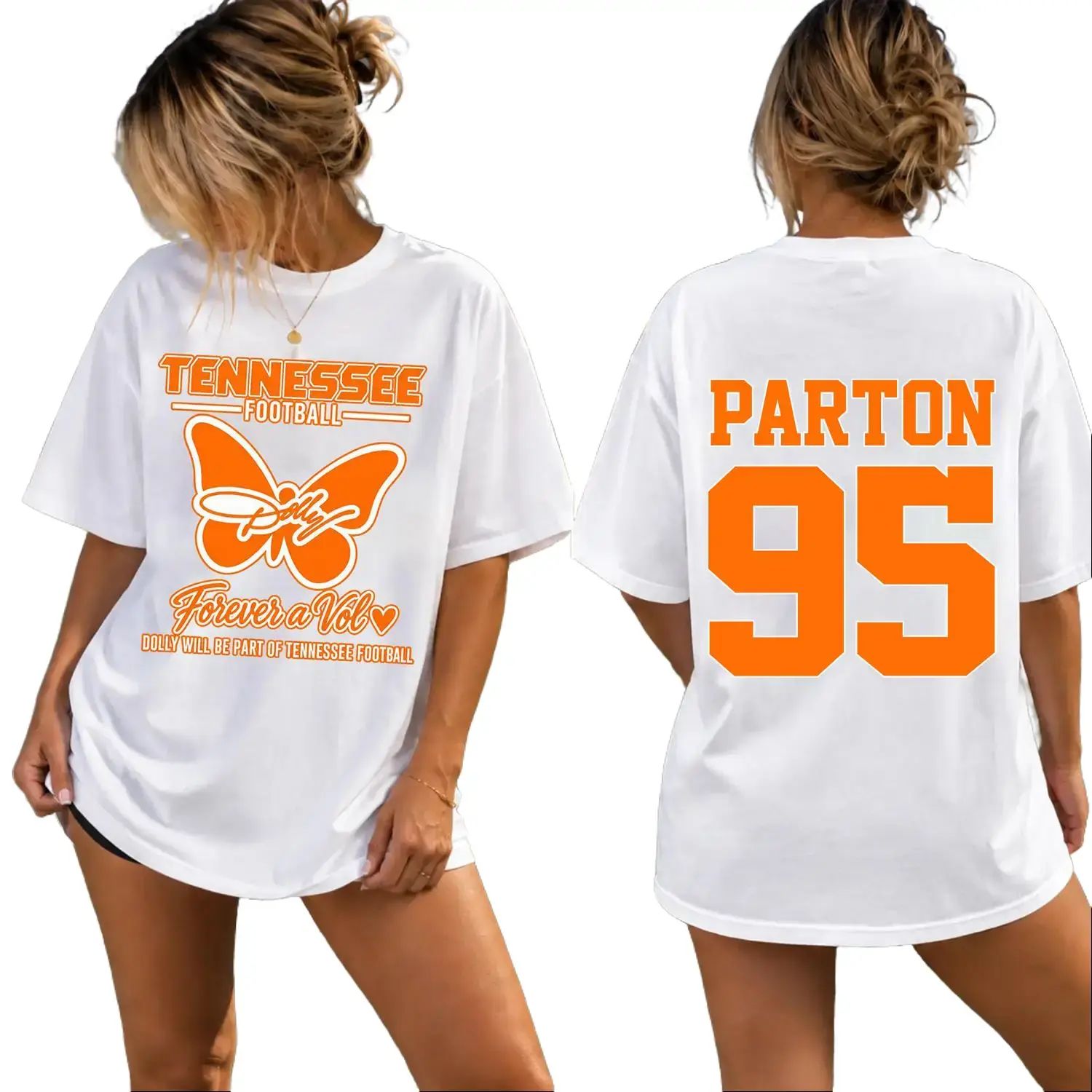 Parton 95 Tennessee Country Music Football Fan T-shirt